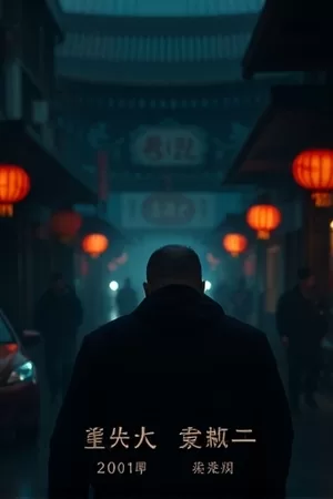 半山邮局里雨中骑车送信的邮差背影