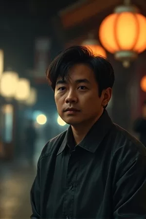 灯火人家里夜里亮着灯的一排窗户