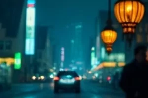 第七码头里清晨雾气笼罩的集装箱堆场